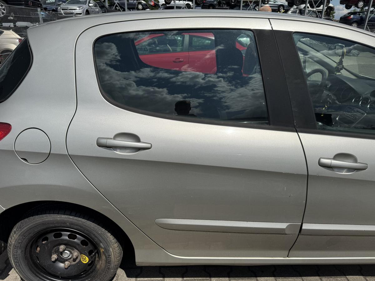 Peugeot 308 I original T&uuml;r hinten rechts ETS Aschgrau Flie&szlig;heck Rohbau Bj.2008